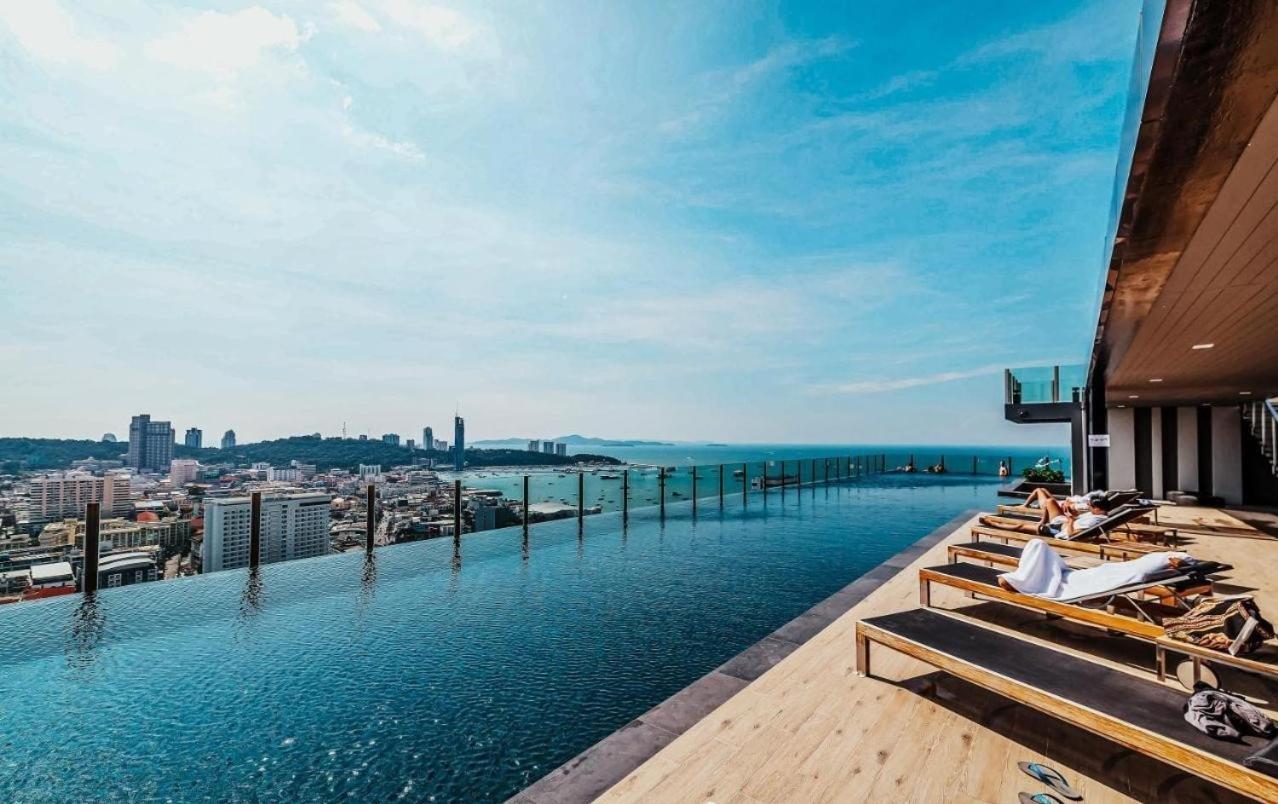 Great Location With Infinity Pool - Central Pattaya Apartment ภายนอก รูปภาพ